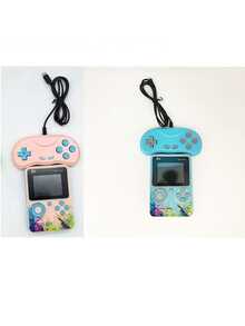 1 件复古手持游戏机，便携式口袋游戏机，高清彩色屏幕，USB 充电，可充电聚合物电池，怀旧娱乐，耳机插孔 - ABS 树脂机身，400mAh 锂电池 - 彩色 - 查看 13