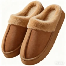 Zapatillas de invierno de felpa con dibujo de gato, Zapatillas de casa de interior cálidas y acogedoras Pantuflas suaves y cálidas de felpa para hombres, zapatillas cómodas y antideslizantes para interiores y hogar, pantuflas de piel con suela plana para parejas, zapatos interiores silenciosos y cálidos para el invierno Nuevas zapatillas de estar por casa unisex de unicolor, livianas, de espuma de memoria EVA para otoño/invierno Hombres Zapatos de color combinado con diseño de parche de letra con forro térmico, Zapatillas de dormitorio sin cordones cálido Pantuflas de felpa para hombre para uso en interiores en otoño e invierno con suela gruesa antideslizante de EVA. Pantuflas de invierno con forro de piel para mantener el calor y pueden usarse cómodamente en el exterior Pantuflas suaves y acogedoras de felpa con estilo para hombres, aptas para otoño/invierno, con suela antideslizante y esponjosa, zapatos de interior cálidos para hombres y mujeres - Caqui - Ver 1