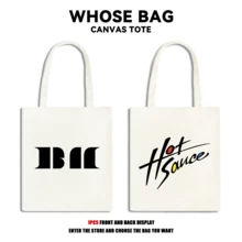 Kpop Idol BBMONSTER/MONSTIEZ/HELLOMONSTERS Idol Signature Bag RAMI,AHYEON,RORA,ASA,RUKA,CHIQUITA,PHARITA Fan Support Tote Bag,Handbag, Reusable Shopping Bags, Foldable Large Capacity Casual Grocery Bags,Tote Bag