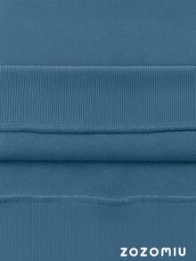 Sudadera Oversize Cadet Blue Serenity para Mujer – Confort Urbano y Estilo Atemporal - Azul Cadete - Ver 5