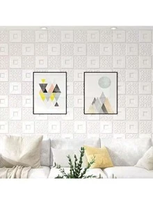 20/50pcs 3D Floral Wall Stickers - Easy Installation, High Quality & Waterproof Foam Boards, Suitable For Kitchen, Bathroom, Living Room Decor