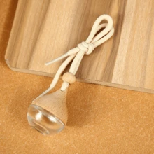 Hanging Car Air Freshener Diffuser Bottle - Empty Glass Essential Oil Bottle, Car Diffuser Pendant & Aromatherapy Decoration (Water Drop Shape) This Car Aromatherapy Set Includes A Hanging Car Air Freshener And A Leak-Proof Car Diffuser Bottle, Adding A Stylish Touch To Your Car Interior. The Empty Glass Bottle Is Perfect For Filling With Your Favorite Essential Oils (Such As Lavender, Lemon, Or Peppermint), Turning It Into A Personalized Car Air Freshener. It Can Eliminate Odors From Food, Smoke, Or Pets, And Fill The Car With A Long-Lasting Natural Fragrance. It Won't Block The View, And The Durable Glass Material Ensures Use And Shatter Resistance. This Water Drop-Shaped Aromatherapy Decoration Is Easy To Clean, Combining Functionality With Aesthetics, Making It An Excellent Gift For Friends And Family Who Own Cars.