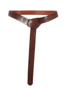 1pc Black/Brown Renaissance Belt Medieval Viking Belt PU Leather Belt Festival Halloween Costume Accessories Prop