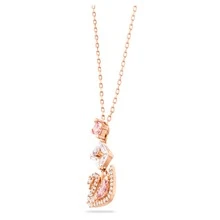 SWAROVSKI DAZZLING SWAN Light Luxury Jewelry Women's Dazzling Swan Women's Necklace Women's Light Luxury Pendant Clavicle Chain Gift For Girlfriend, Teacher, Lover, Child, Mother Birthday Gift Christmas Gift - Rose Gold - View 5