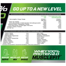 Whey 100% Proteína 2kg - MuscleFit - Concentrado de Proteína MUSCLECULT para Construção Muscular - Entrega em 24/48 horas - Chocolate Branco - Ver 3