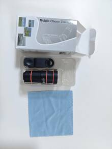 20倍光学变焦镜头，智能手机相机镜头附件 - PVC夹式设计，无需电池，是音乐会、观星和户外旅行摄影的理想之选，户外摄影装备 | 多功能相机配件 | 耐用PVC镜头，圣诞节/家居礼品