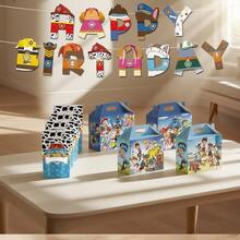 Paw Patrol Pat Patrouille Gift Box Gift Packaging Box Birthday Party Souvenir Decoration Gift Decoration Box Party Small Gift Decoration Decoration
