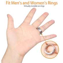16pcs Adjustable Invisible Ring Sizer Set - Non-Slip Comfortable Fit, Multi-Purpose Loose Ring Sizer Pads, Portable Jewelry Sizer, Suitable For Oversized Accessories, All Finger Sizes