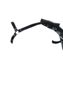 1 pieza Capa de hombro artificial de cuero de estilo medieval renacentista de caballero guerrero, accesorio de disfraz para juegos de roles en fiestas, disfraces de Halloween, para todo el año