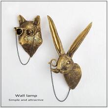 MINGZHANG 1pc Faux Copper Colored Animal Wall Decor, Resin Crafts For Indoor Dining Room, Bedroom, Living Room Decoration Room Decors Garden Decor Wedding Decor Home Decors - 彩色 - 查看 4