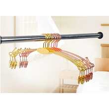Perchas 10-30PCS Metal Ropa Interior Sujetador Rack Durable Moda Ropa Perchas gancho Lencería tienda Mostrar Percha con Clips - Rosa Oxidada - Ver 3