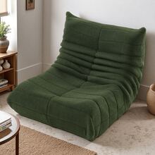 Sitzsack Sofa Bodensofa, Lesesessel Bequem Beanbag Bodenstuhl mit Rückenlehne, Lazy Sofa Bodensessel Sitzsack Erwachsene Sitzsack Sessel für Schlafzimmer Wohnzimmer