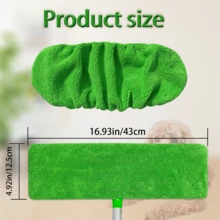 1 pieza/4 piezas Repuestos de mopa Almohadillas húmedas XL para barredora: Paños de barrido en seco de microfibra reutilizables y lavables de gran tamaño para mopa, paño de trapeado húmedo para limpieza de pisos de madera dura, cocina, sala de estar y dormitorio