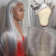 CEXXY 10-34 Zoll HD-Spitzenfrontperücke 13x6 Spitzenfrontperücke Echthaar Silbergrau Glatte Spitzenperücke Vorgedehnte Spitzenperücke Brasilianische Damenperücke Natürlich und seidig Angenehm zu tragen Für Frauen entworfen Geeignet für Partys, Festivals und verschiedene Anlässe 10-34 Zoll HD-Spitzenfrontperücke  13x6 Spitzenfrontperücke  Echthaar  Silbergraue glatte Spitzenperücke  Vorgestreckte Spitzenperücke  Brasilianische Damenperücke  Natürlich und seidig  Angenehm zu tragen  Entworfen für Frauen  Geeignet für Partys, Festivals und verschiedene Anlässe - Silbergrau - Übersicht 5