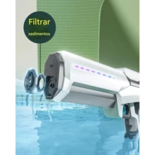Electric Automatic Water Gun With 5 Meter Pressure Launcher - Màu xanh lam - Xem 2