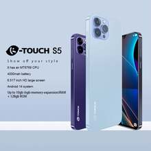 K-TOUCH S5 10GB（4GB+6GB 扩展内存）+ 128GB 4G LTE 全球版安卓 14 智能手机，6.517 英寸高清+显示屏，4000mAh 电池，1300 万像素前后双摄像头，双卡双待，八核处理器，送给亲朋好友的完美礼物 - Starry Blue - 查看 15
