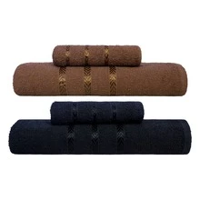 Bath Towel Sets - màu đen - Xem 4