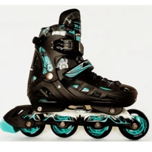 Patines Ajustables Fitness en Linea - verde menta - Ver 4