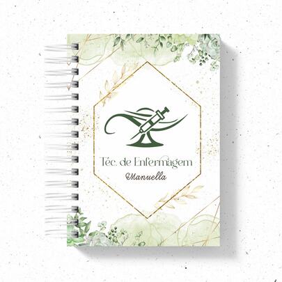 Agenda de Estudos para Técnico de Enfermagem – 200 Páginas Pautadas