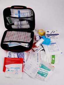 大号急救箱/大型急救箱/小型急救箱，车载，药房，学生医疗包，便携旅行应急包，家用，户外必备，适合圣诞新年礼物