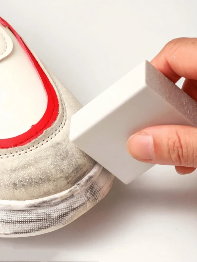 1pc/2pcs Suede Rubber Eraser, Used For Cleaning Shoes, Removing Worn Marks On Painted Or Mesh Sneakers, Dry Cleaning, Decontamination, Polishing, Suitable For Suede, Nubuck, Velvet, Sneakers, Leather Shoes And Other Materials,Shoe,Spring Summer Picks,Brides Maid Gifts,Room,Bedroom Decor,Beach,Travel,For Men,For Women,Vacation,Cute Stuff