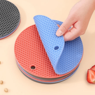 Kit 4 Descansos Panela em Silicone Protetor Resistente - envio imediato