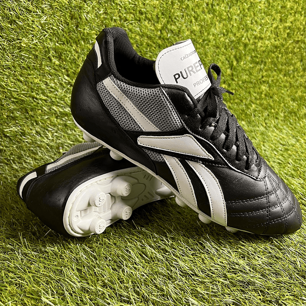 Zapato De Fútbol Purepecha Retro Clásico De Piel 100% Natural Vacuna Calidad Premium