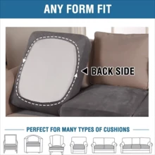 1PC Soft Velvet Sofa Cover Elastic Plain Sofa Seat Cushion Covers Pet-Friendly Removable Warm Couch Slipcovers Home Decor