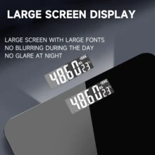 1 件电子体重秤，精准秤，家用小型 26.01 厘米，智能精准人体秤，体重秤，家用称重使用 2 节 AAA 电池（不含电池），家居用品，返校用品 - 彩色 - 查看 3