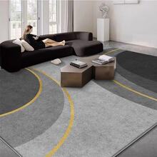 1pc Modern Minimalist Geometric Abstract Art Area Rug, Soft Faux Wool Rectangular Carpet, Suitable For Living Room, Bedroom, Entryway, Bathroom, Hallway, Patio, Kitchen, Indoor Outdoor, All Season, Large Size Doormat, Home Decor - Multicolor - View 7