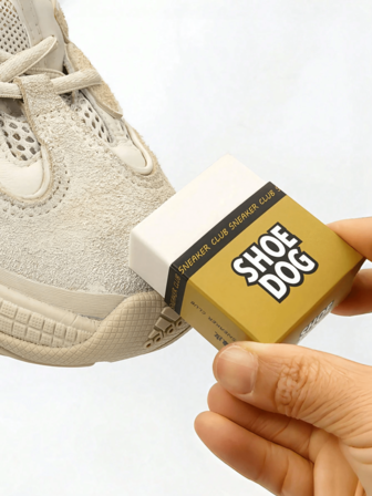 1pc/2pcs Suede Leather Rubber Eraser, For Shoe Cleaning, Removing Scuff Marks On Lacquered Or Mesh Sports Shoes, Dry Cleaning, Stain Removal, Polishing, Suitable For Suede, Nubuck, Velvet, Sneakers, Leather Shoes