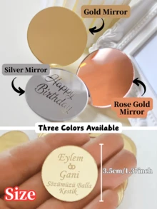 1/10/20 pezzi, Etichette a specchio rotonde personalizzate, Etichette in acrilico a specchio, Etichette per San Valentino, Regalo personalizzato, Gettone per ricevimento, Etichette in acrilico personalizzate, Bomboniere per festa di nascità, Etichette personalizzate, Lettering nome logo, Bomboniere per bambini, Gettone per ricevimento, Etichette in acrilico a specchio, Etichette in acrilico personalizzate, Charm per torta, Etichette color oro rosa, Specchio in acrilico, Nome logo, Regalo personalizzato, Etichetta per San Valentino, San Valentino
