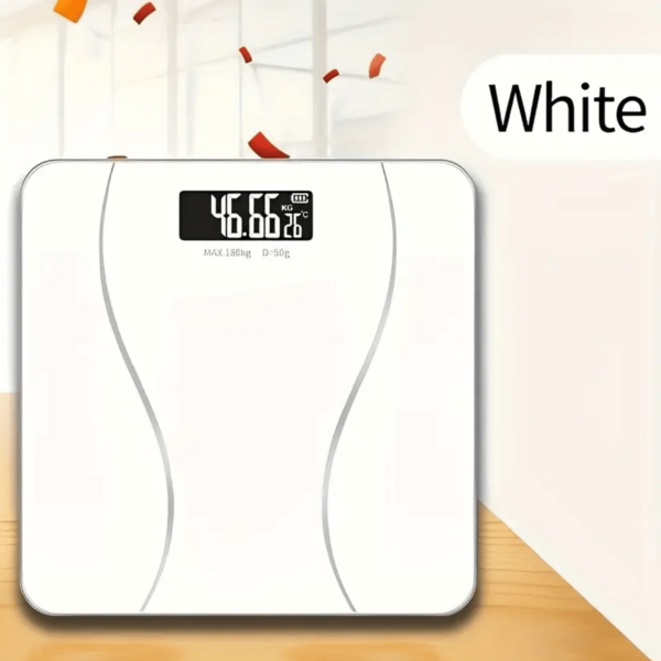 1pc Electronic Weight Scale, Precision Scale, Digital Bathroom Scale, Body Scale, USB Charging, 2 Units, Intelligent Precision Body Scale, Body Weighing Scale, Household Goods, Back To School Supplies