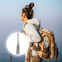 2/5 peças bolsa de armazenamento tipo guarda-chuva semitransparente, à prova d'água e fosca com cordão - bolsa organizadora reutilizável, portátil, para uso doméstico e externo