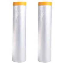 1 Roll Dustproof Film Furniture Decorative Thick Plastic Protective Film Anti-Dust Sofa Cover, Plastic Drop Cloth Plastic Covers With Tape, Waterproof Protective Film, For Preventing Dust On Cars, Furniture, Carpets, Floors, Packaging,Bag,Organizer,Storage,Kitchen Decor,Household Items,Mother's Day Gift,Bedroom Decor,Garden,Kitchen Decor,Summer,Beach,Travel Essentials,Room Decor,Squishy,Graduation - Clear - View 23