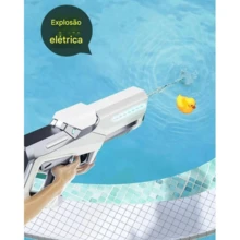 Electric Automatic Water Gun With 5 Meter Pressure Launcher - 白色 - 查看 6