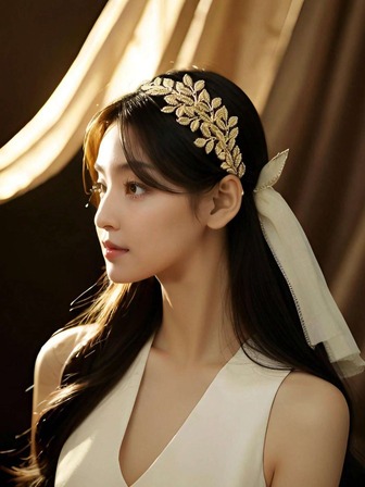 Gold Laurel Leaf Crown, Greek Roman Laurel Leaf Crown Headpiece, Women's Leaf Headband Hair Comb, Bridal Wedding Hair Accessories, Metal