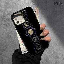 Fundas y carcasas protectoras para teléfono con diseño de flores y bolas negras, con orificios grandes. Compatibles con phone 16 Pro Max, 16, 15 Pro, 14, 14 Plus/14 Pro Max, 13, 13 Pro, 12 Pro, 11/11 Pro. Regalos para cumpleaños y festividades - Blanco - Ver 5