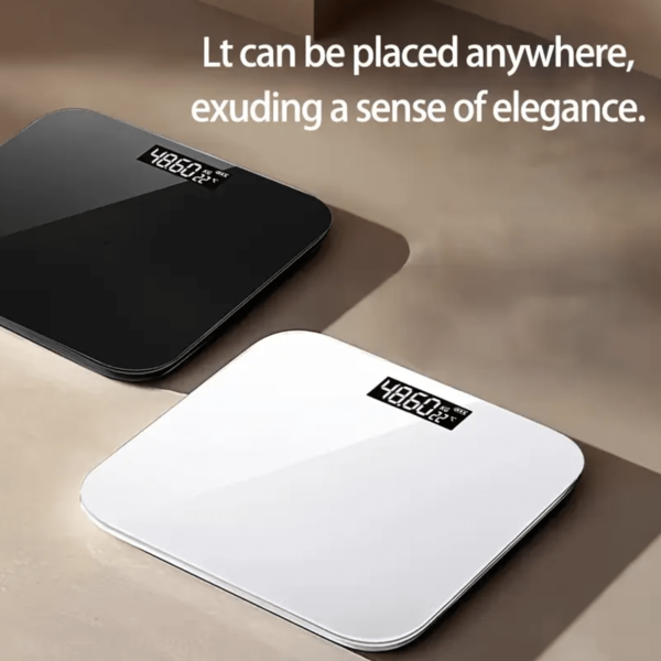 1 Pc Electronic Weight Scale, Precision Scale, Household Small 26.01 Cm, Intelligent Precision Body Scale, Body Weighing Scale, Household Weighing Uses 2AAA Batteries (Batteries Not Included), Household Items, Back To School Supplies