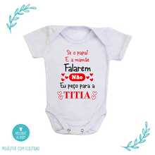 Baby Bodysuit If Mommy And Daddy Say No, I'll Ask Auntie - 白色 - 查看 2