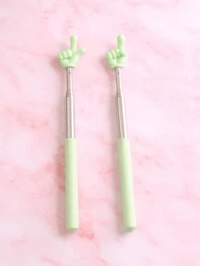 Retractable Pointer For Classroom Telescopic Teachers Pointer Extendable Hand Pointer Finger Pointer Stick Mini Retractable Classroom Pointer ,Retractable Pointer,Reading Pointer,Pointer,Classroom,Finger Pointer,Back To School - Multicolor - View 10