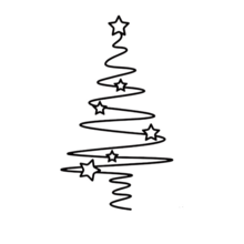 1Pc Metal Christmas Tree Wall Art - Non-Electric Holiday Decor For Indoor & Outdoor, Elegant Black Metal Tree With Star Ornaments, Perfect For Living Room, Courtyard, Or Garden, Christmas Wall Decor,Home Decor Room Decor,Christmas Decorations,Bedroom Decor,Christmas Gifts