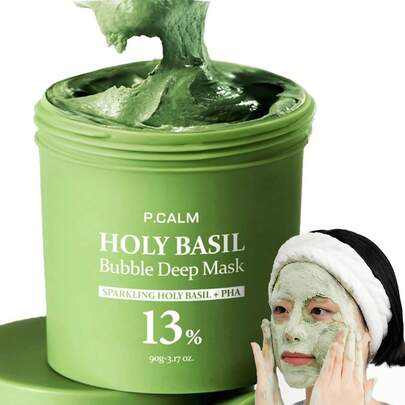 Bubble Mud Mask - Korean Skincare, Deeply Cleanses Pores, Blackheads, And Oil Control - Facial Mask, Improves Skin Smoothness - Cruelty-Free