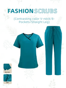 Hohe Wiederkaufrate! Hautfreundlicher & atmungsaktiver Handwasch-Kittel für Frauen, schnelltrocknend, weich & locker geschnitten, Laboruniform, so bequem, dass Sie ihn nicht ausziehen möchten, von Stammkunden sehr empfohlen