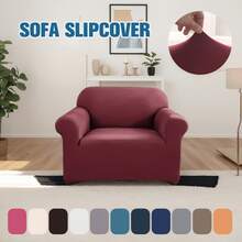 Ensemble de housses élastiques pour canapé, housses de meubles en spandex pour canapé, causeuse, fauteuil, anti-froissage, protecteur de meubles (gris clair, lait) Housse de canapé super extensible - Housse de canapé en spandex douce et antidérapante