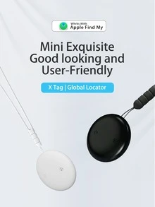 AirTag Alternative Global Locator, GPS Tracker, Pet Anti-Lost Device, Car Locator, Remote Precise Tracking, One-Touch Calling, Long-Lasting Battery, IP67 Waterproof, GPS Tracker Compatible With "Find My Global" Platform, Suitable For Elderly, Kids, Pets, Cars, Keys, Bags, Anti-Lost Reminder & Tracking (IOS Only)