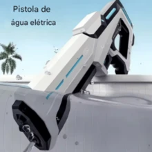 Electric Automatic Water Gun With 5 Meter Pressure Launcher - Rojo - Ver 4