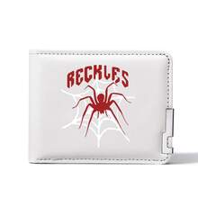 1 件男士黑色蜘蛛印花钱包蜘蛛印花设计 - 时尚简约风格 - 多个卡槽和硬币袋适合日常使用和节日礼物女士钱包迷你钱包钱包小钱包可爱钱包 - 彩色 - 查看 16