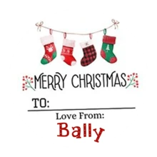 35pc Or 63pc Personalized Christmas Stickers, Supporting Text Customization, With A Size Of 4x4 Cm, Made Of PVC Material, Waterproof And Wear-Resistant, Suitable For Various Occasions.