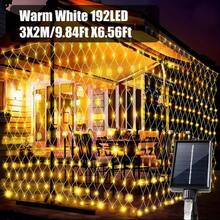 1 Pack 2m X 3m Solar Powered LED Christmas Net Lights, IP65 Waterproof, 8 Modes, Low Voltage Mesh String Lights, Suitable For Christmas Tree, Shrubs, Wedding, Garden, Outdoor, Indoor Thanksgiving Christmas Halloween Decor, With Solar Panel, Landscape Lighting Decoration - 太陽能網燈 - 查看 12